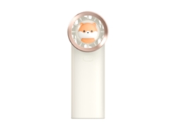 (blanco) Ventilador De Bolsillo Portátil, Diseño De Cápsula Espacial, Recargable Por Usb, Flujo De Aire Potente, Compacto Y Lindo.