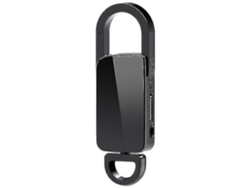 Llavero Grabador Activación Grabación De Audio Unidad Flash Usb Reproductor Mp3 Portátil 128Gbnegro YEMAESRE