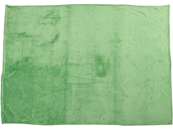 Poliéster Suave Viajes Cama Manta De Verde