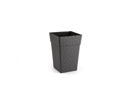 Maceta rattan alta 20 cm wengue