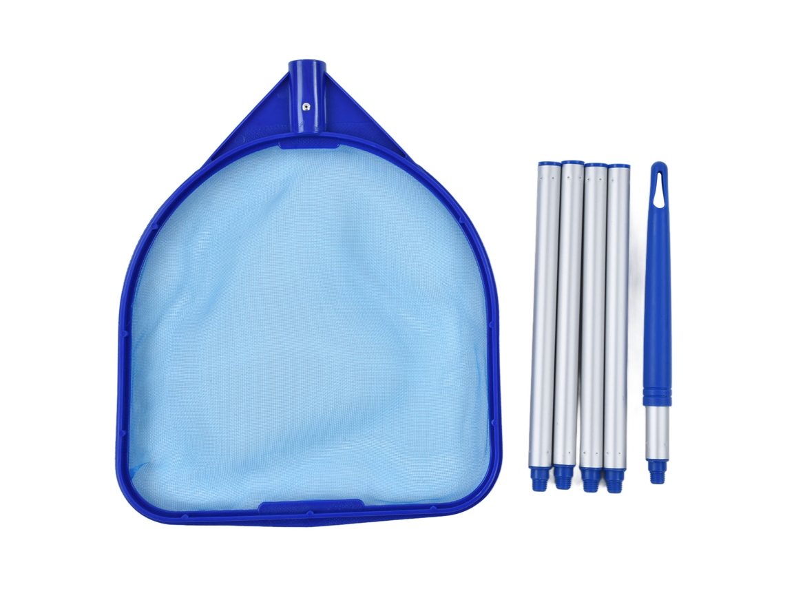 Recogedor De Residuos Para Piscinas Con Varilla Desmontable Y Red De Nailon De 1,31 M Para Una Limpieza Rápida De Piscinas Y Estanques.