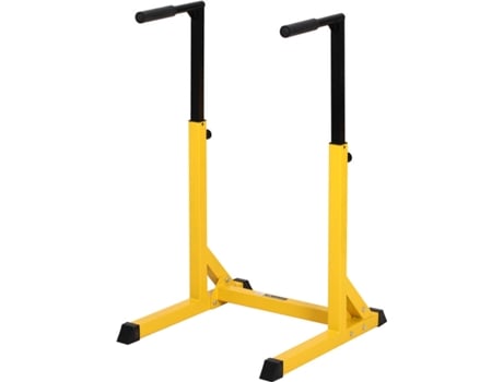 Homcom Dip De musculación tipo barras con altura ajustable soporte para entrenar abdominales espalda peso 100 kg 66x75x83119 cm a91065 66x75x119