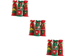 Botella De Vino Con Cordón Lleva Tu A La Fiesta Estilo Este Hermoso Tapón Para Funda Navideña Navidad Estas