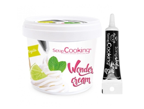 Crema helada para mojitos 150 g + tubo de glaseado negro