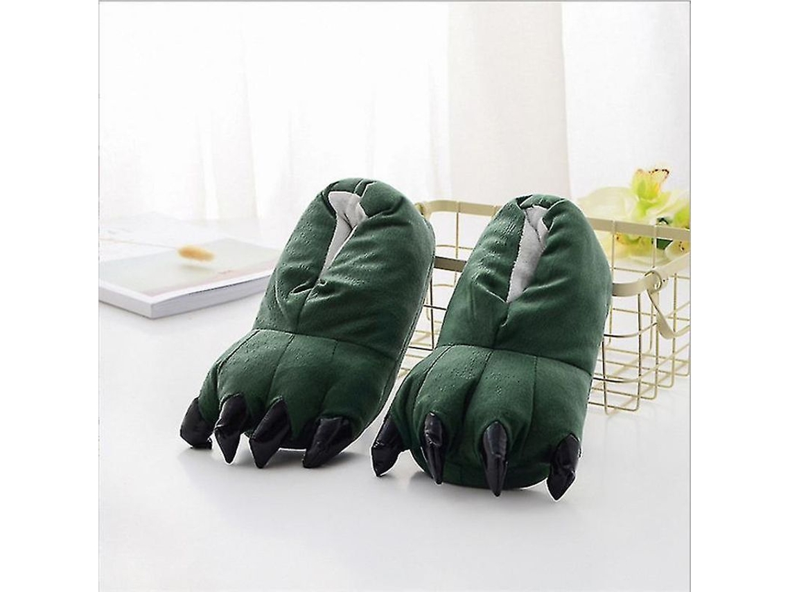 2026-zapatos De Pata De Animal Peludos Para Adolescentes Y Adultos Tallas 27-44