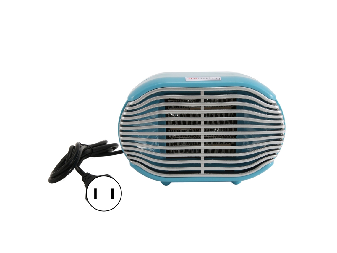 Mini calefactor eléctrico de mesa cerámico PTC de 800 W, silencioso, para el hogar y la oficina.