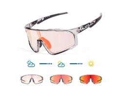 (rojo 3) Gafas De Ciclismo Fotocromáticas Unisex, Gafas De Sol Con Protección Uv400