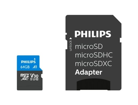 Philips Fm64Mp65B Tarjeta de memoria 64 Gb MicroSDXC UHS-I Clase 10