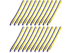 Paquete De 30 Cordones De Poliéster Con Clips De Presión Para Medallas, Cintas Gruesas Y Versátiles.