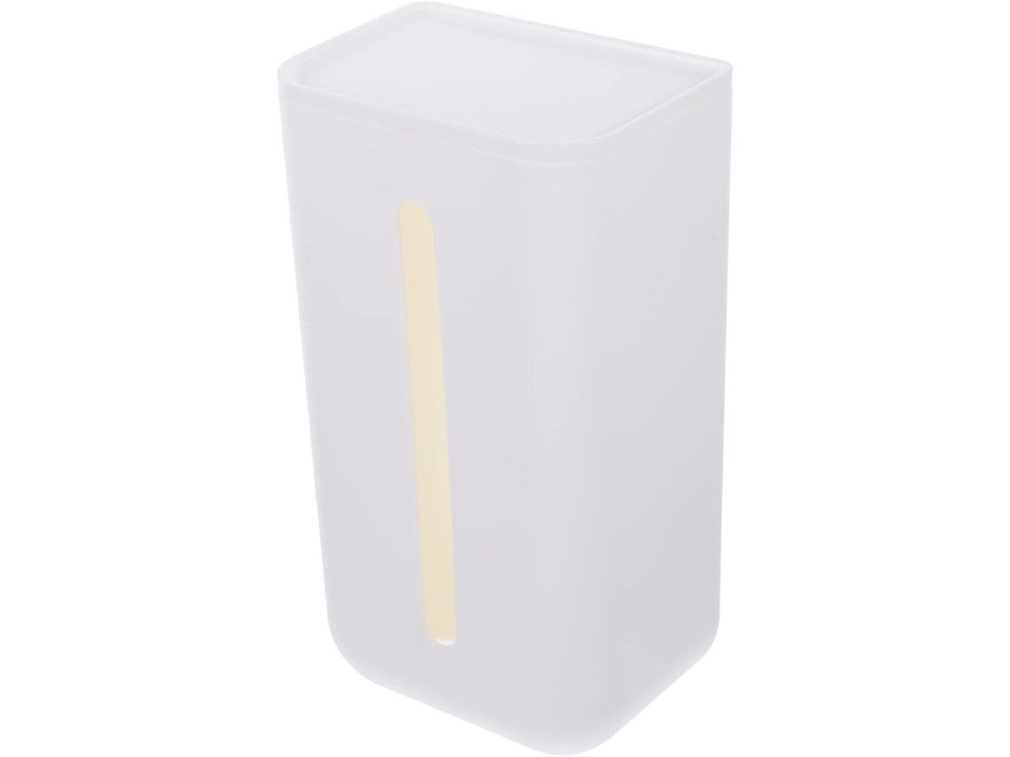 Dispensador multifuncional de papel higiénico y bolsas de plástico para pared con tapa, práctico organizador de cocina - Slowmoose