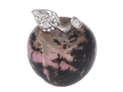 Figura De Manzana Piedra Como Peso De Papel Para Decoración Hogar Boda Cumpleaños Navidad Rojo Rayado