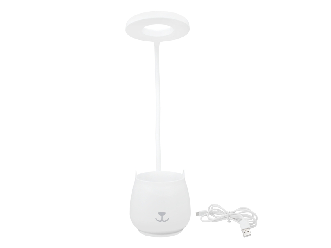 Lámpara de oficina plegable recargable 2026 para niños con 3 fuentes de luz ajustables, luz LED para el hogar y la oficina.