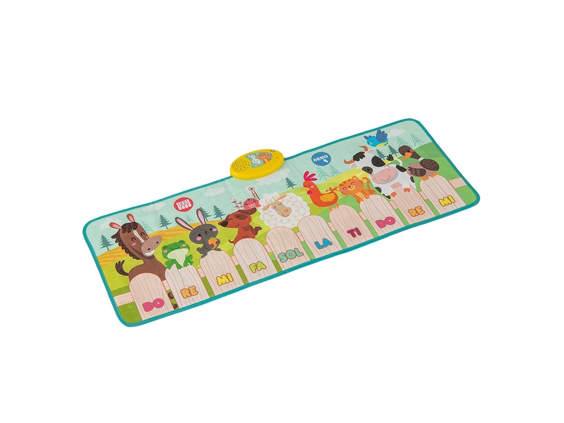 Tapete de Piano Infantil com 10 Sons de Animais e Músicas NORTHIX