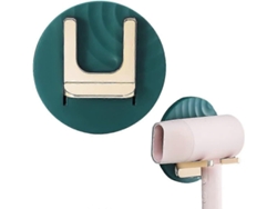 Soporte para secador de pelo, montaje en pared, plástico autoadhesivo, GOKOCO