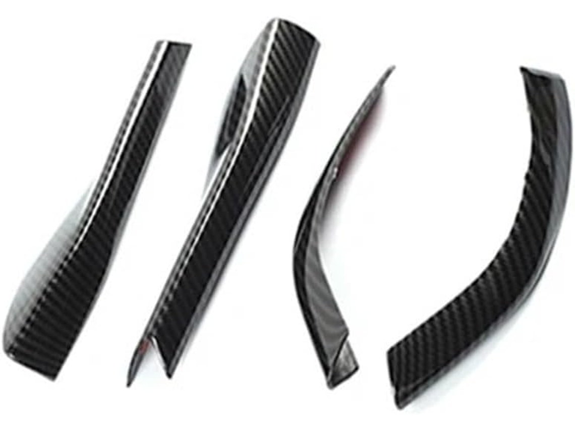 Adhesivo Decorativo Para La Base Del Espejo Lateral Coche, Fabricado En Fibra De Carbono Abs, Mustang 2015