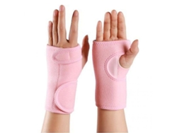 Dan26-fajas De Muñeca Para Canal Carpiano Ajustables, Soporte Elástico Para Deportes, Artritis Y Tendinitis Rosa