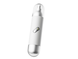 Tijeras para vello nasal, mini recortadora eléctrica multifuncional para vello nasal, blanca, caliente
