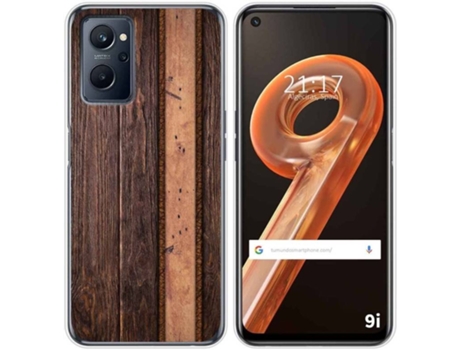 Carcasa Realme 9i TUMUNDOSMARTPHONE Dibujos Madera 05 Multicolor