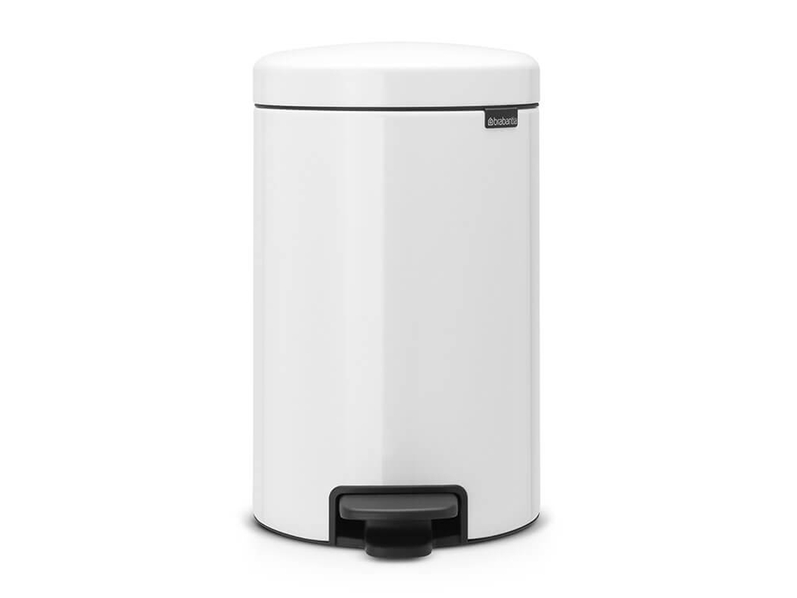 Cubo de Pedal 12L Blanco 1