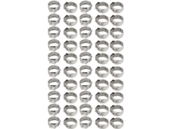 Manguera Ajustable De Acero Inoxidable 304 De 12. 3 Mm A 14. 8 Color Plata.