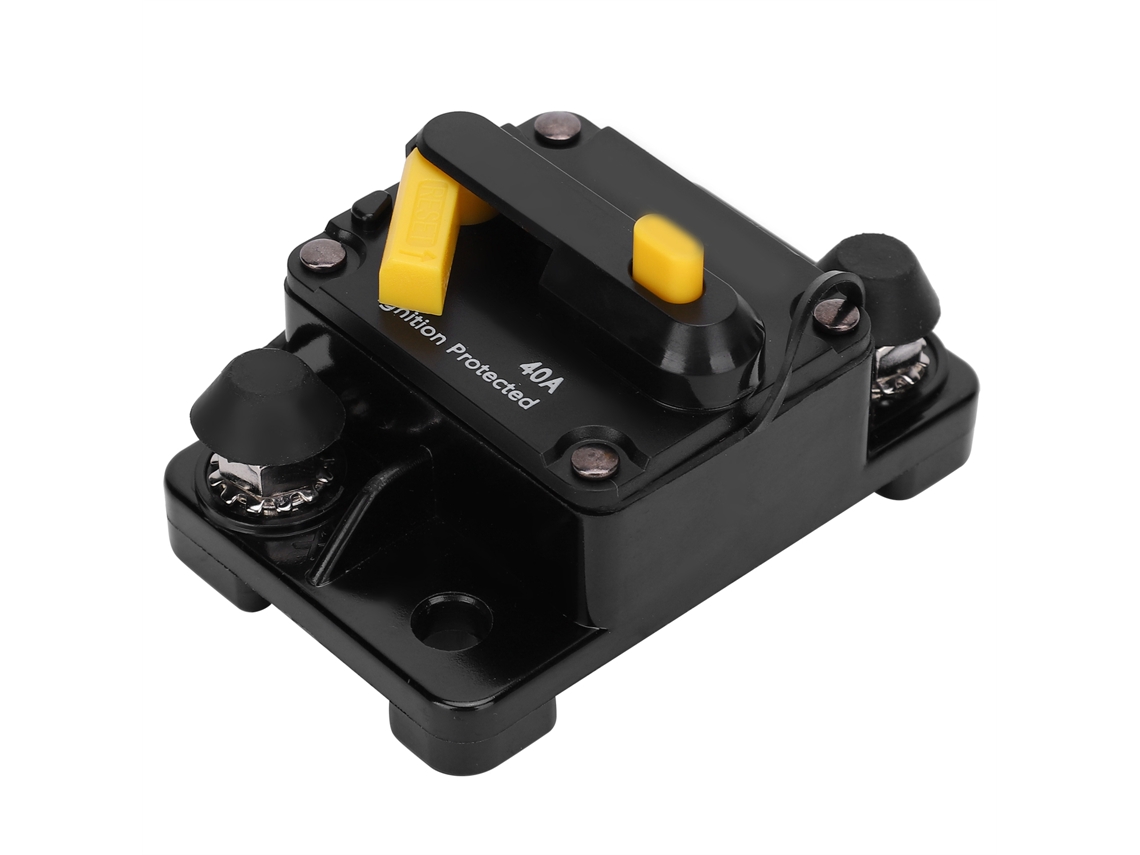 2026dz-disyuntor Automático De 40a Con Fusible Resetable Impermeable Dc12‑42v Para Auto Audio Amplificador Inversor