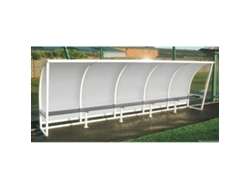 Línea lateral de acero galvanizado, altura 2m 1m SPORTI FRANCE