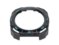Funda protectora antigolpes de policarbonato para Huawei Watch GT Cyber, color negro y azul.