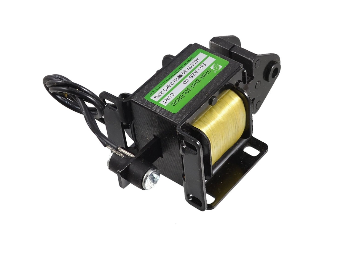 Electroimán solenoide con movimiento lineal, empuje, distancia de desplazamiento de 20 mm, CA 220 V CHABERLU