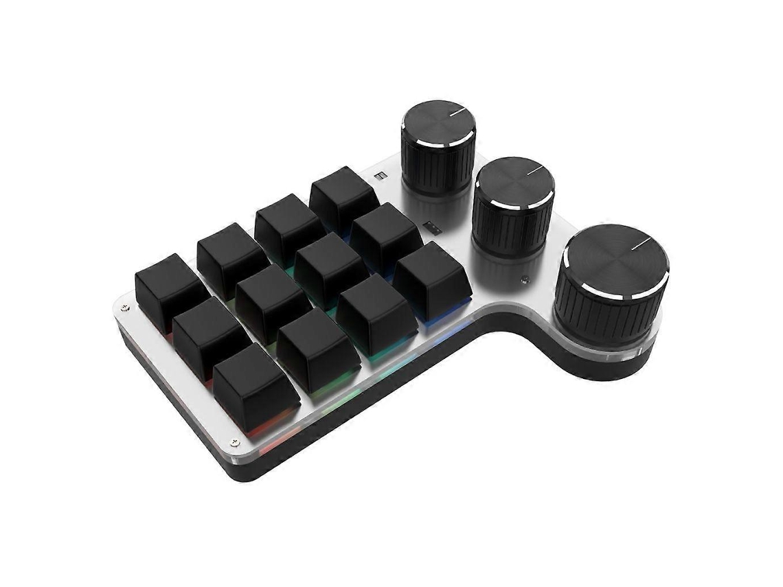 Mini teclado mecánico para juegos con 12 teclas personalizadas para macros, copiar y pegar, para bicicletas eléctricas.
