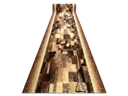 Alfombra de Pasillo Bcf Impresja Beige 80 cm