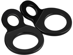 2 Ganchos De Remolque De Aluminio Para Motocicletas Y Camiones Con Anillas En D.