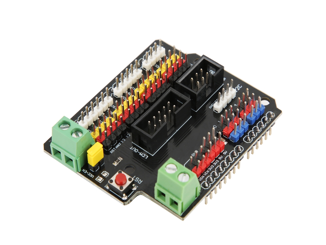Placa De Expansión Io Shield V1, Bloque De Construcción Electrónico, Sensor, Componente Eléctrico