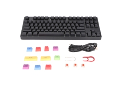 Teclado mecánico para juegos con cable USB de 87 teclas