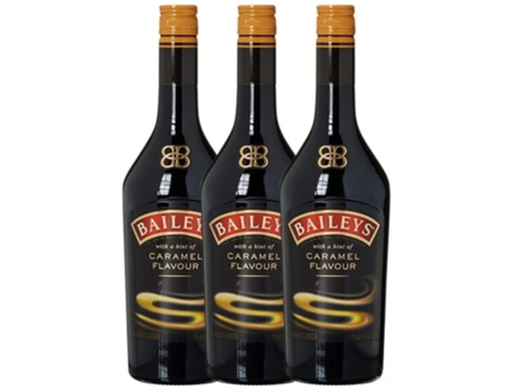 Licor BAILEYS IRISH CREAM Licor Creme Baileys Irish Cream Caramelo (0.7 L - 3 unidades)