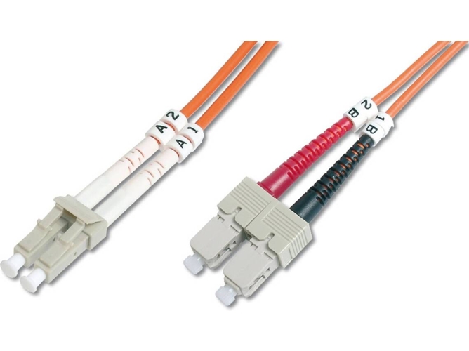 Cable Fibra Óptica DIGITUS (LC - SC - 10 m - Multicolor)