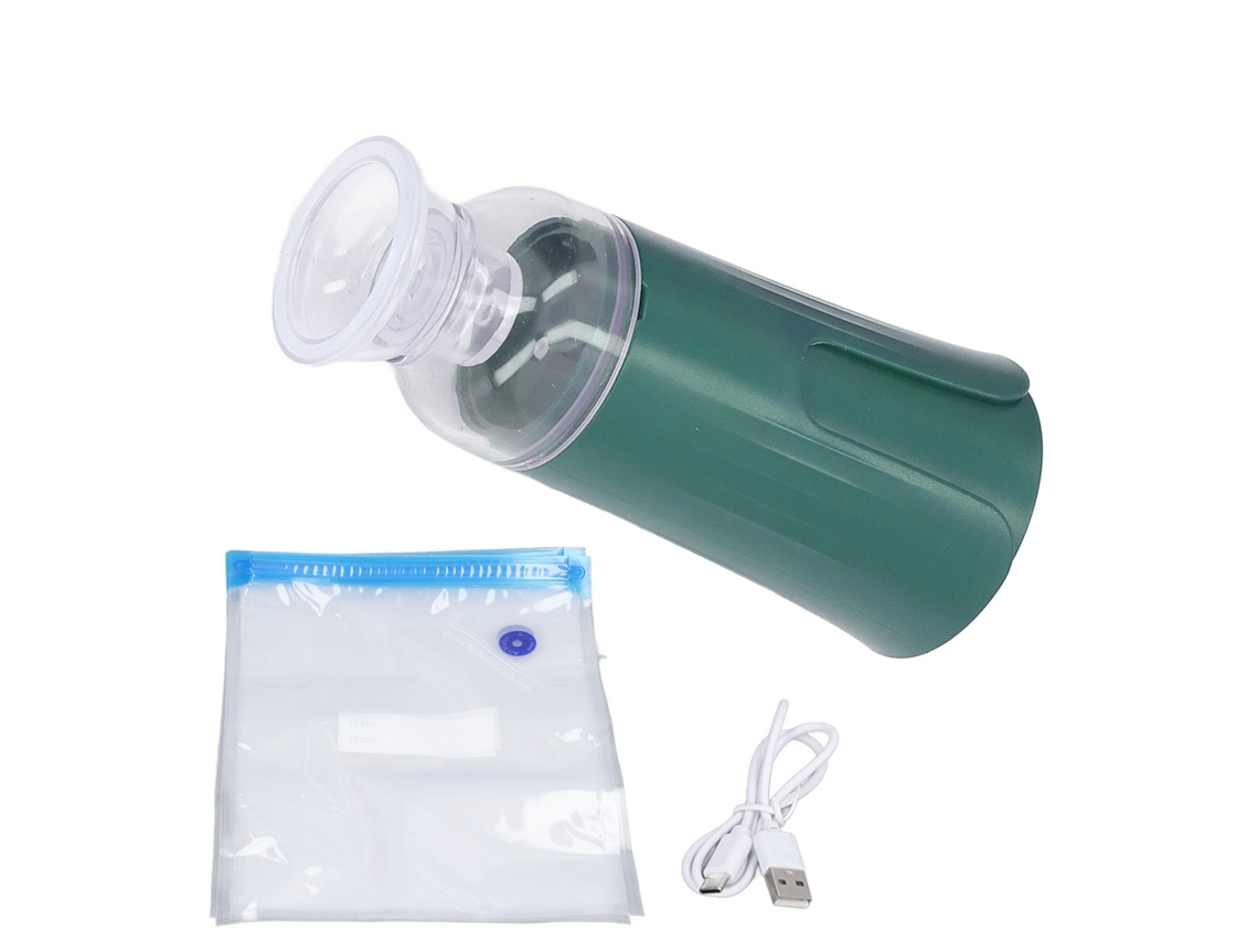 Mini selladora al vacío portátil para cocina doméstica con 5 bolsas sous vide