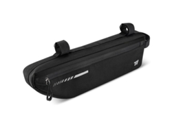 Bolsa de almacenamiento para manillar de bicicleta de montaña, bolsa interior de gran capacidad para manillar delantero. Mdug (negra)