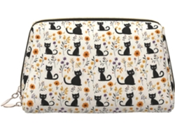 Neceser De Viaje Cuero Organizador Para Mujer Diseño Estampado Vacaciones