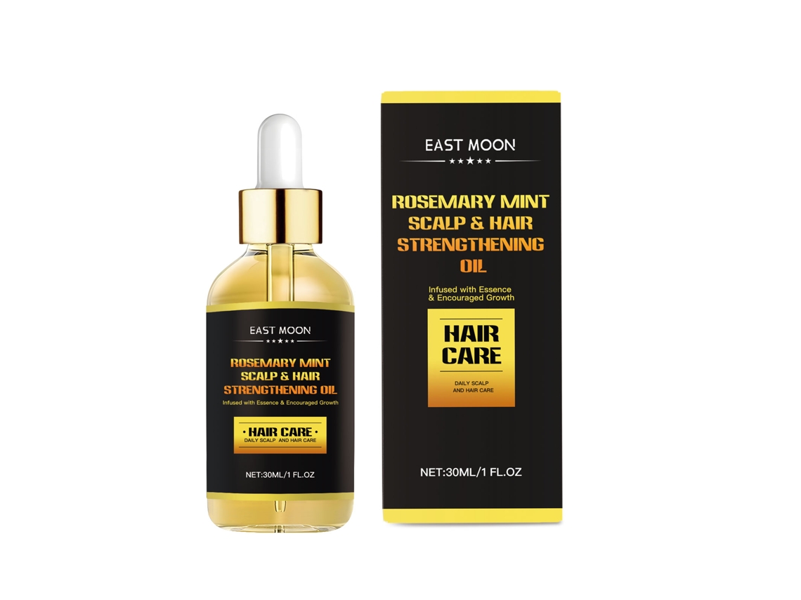 Aceite esencial para el cuidado del cabello y para aumentar su volumen en el cabello masculino.
