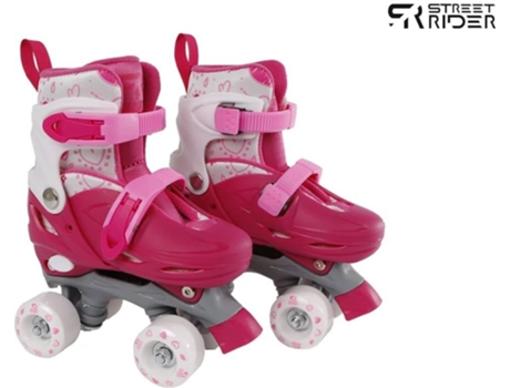 Street Rider Patines ajustables rosas 27-30