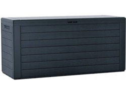 Baúl de Almacenamiento PROSPERPLAST Woodebox Antracita (116x43,8x55Cm)