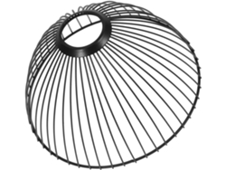 Cubierta Decorativa Metálica Industrial Para Bombillas De Lámparas Colgantes O Ventiladores De Techo.
