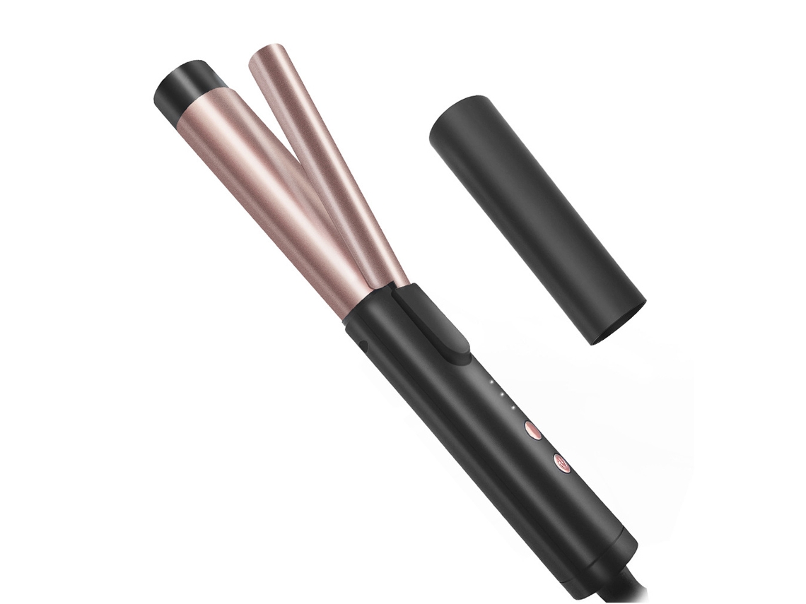 Rizador de pelo con calidad de salón, ligero y compacto para peinar en cualquier lugar, voltaje dual para viajes por todo el mundo, 1800 W
