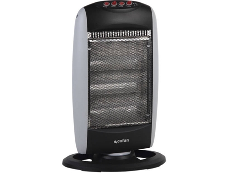 Estufa Halogena Oscilante Mod.Noruega 400/800/1200W