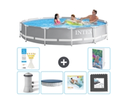 Intex Piscina Prism Frame Redonda - 366x76 Cm - 7-peças S223