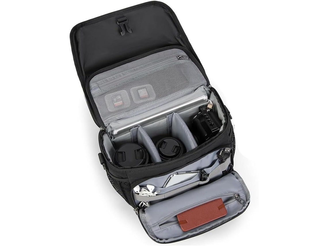 Bolsa De Almacenamiento Para Cámara Réflex, Bolso De Hombro, Bolso Bandolera Ligero E Impermeable.
