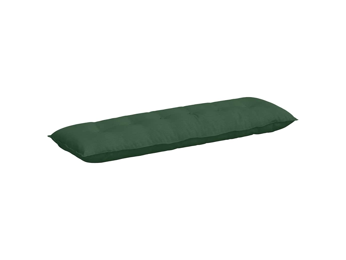 Cojín De Espalda Verde Selva 160 X 50 Cm Tela De Pana