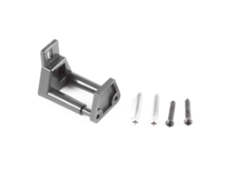 Guía de suelo de plástico de alta calidad para puerta corredera a granel con tornillos.