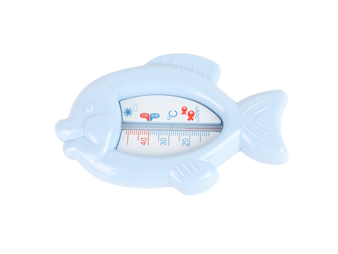 Termómetro De Baño Para Bebés Blue Fish, Multifuncional, Seguro, Duradero Y De Alta Temperatura.