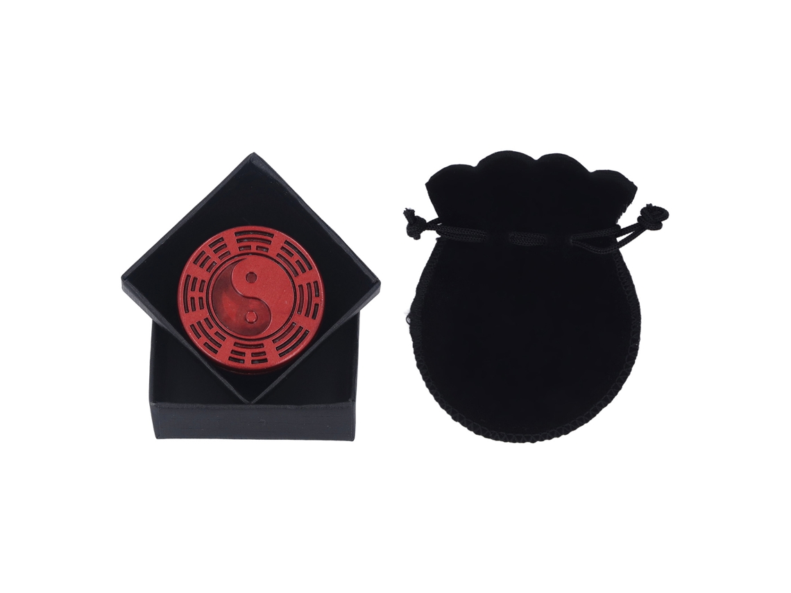 Moneda Magnética Háptica, Deslizador De Metal, Alivio Del Estrés Para Adultos, Tdah, Portátil, Rojo